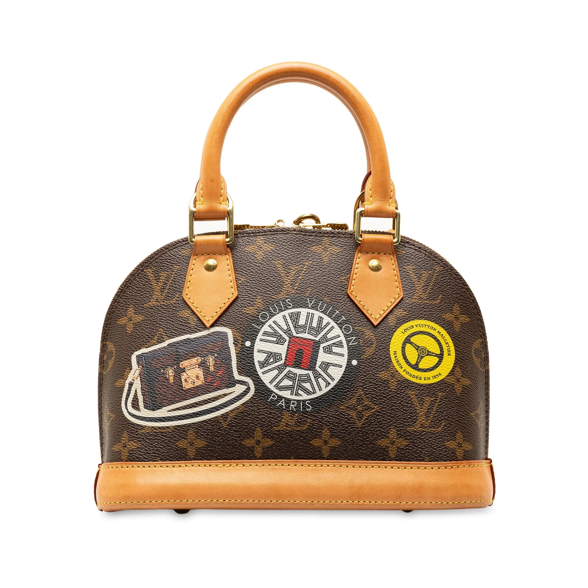 Louis Vuitton Alma BB World Tour Monogram Canvas