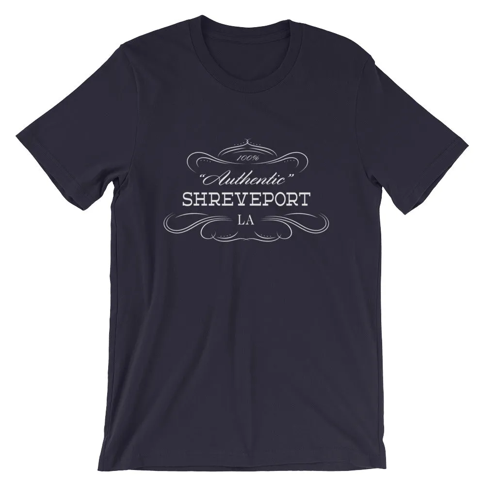 Louisiana - Shreveport LA - Short-Sleeve Unisex T-Shirt - "Authentic"