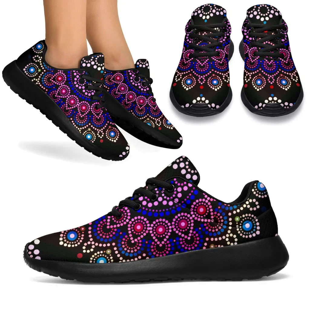 Mandala Dots Sport Sneakers