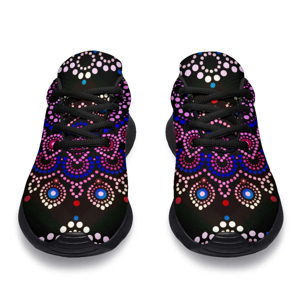 Mandala Dots Sport Sneakers