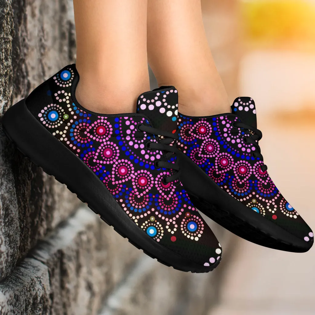 Mandala Dots Sport Sneakers