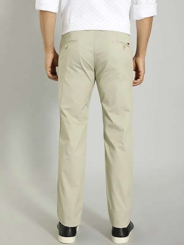 Men Brooklyn Fit Cotton Blend Trouser