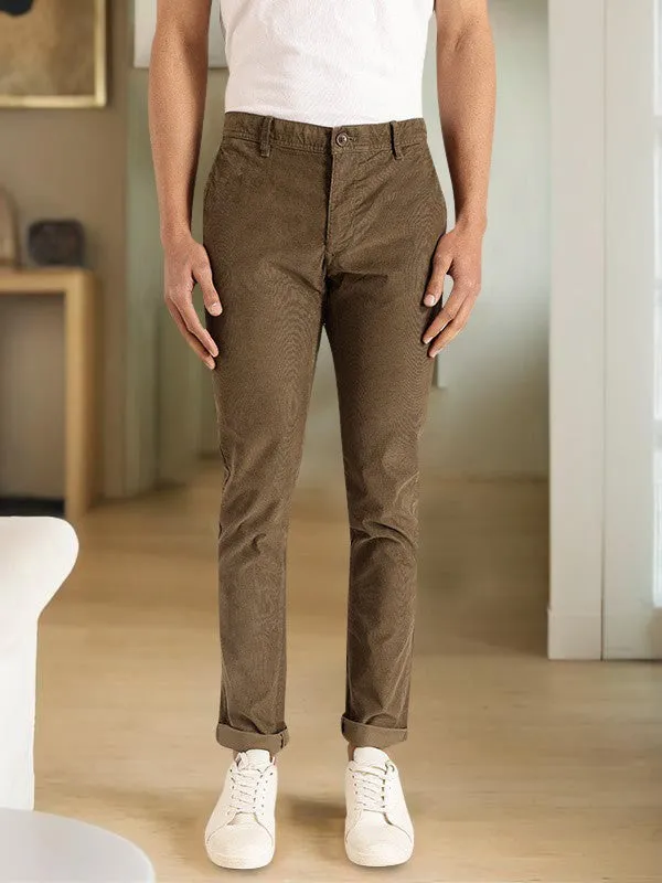 Men Brooklyn Fit Cotton Stretch Trouser