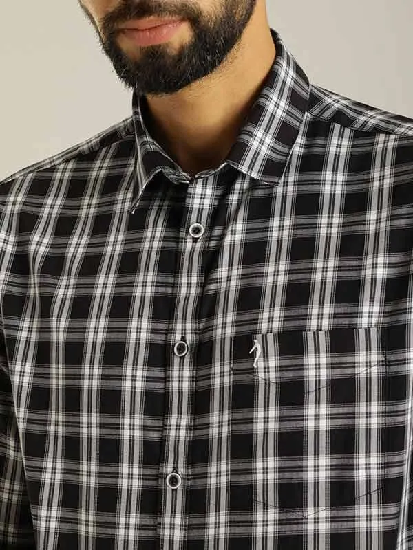 Men Checked Full Sleeve Cotton Shirt