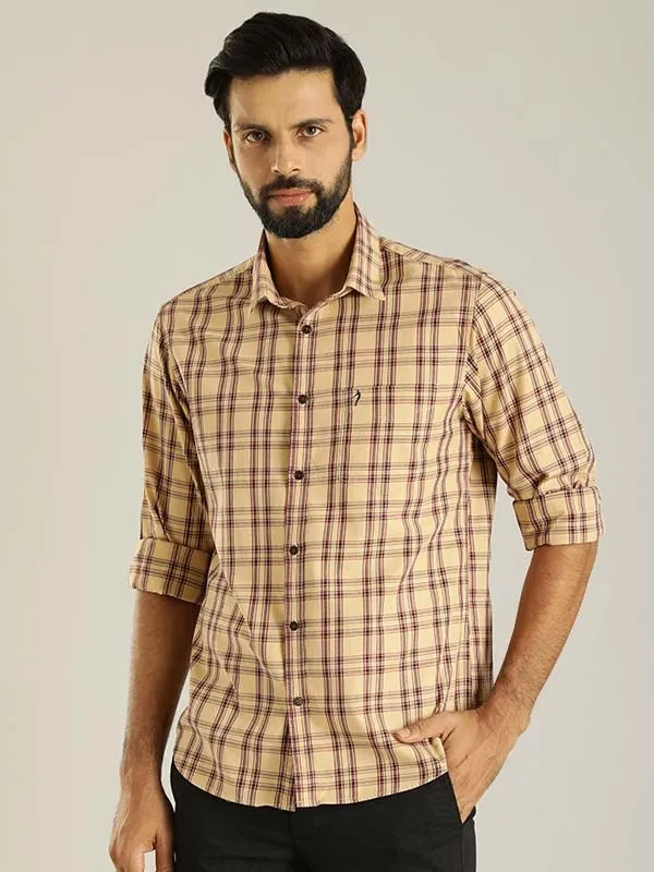 Men Checked Full Sleeve Cotton Shirt