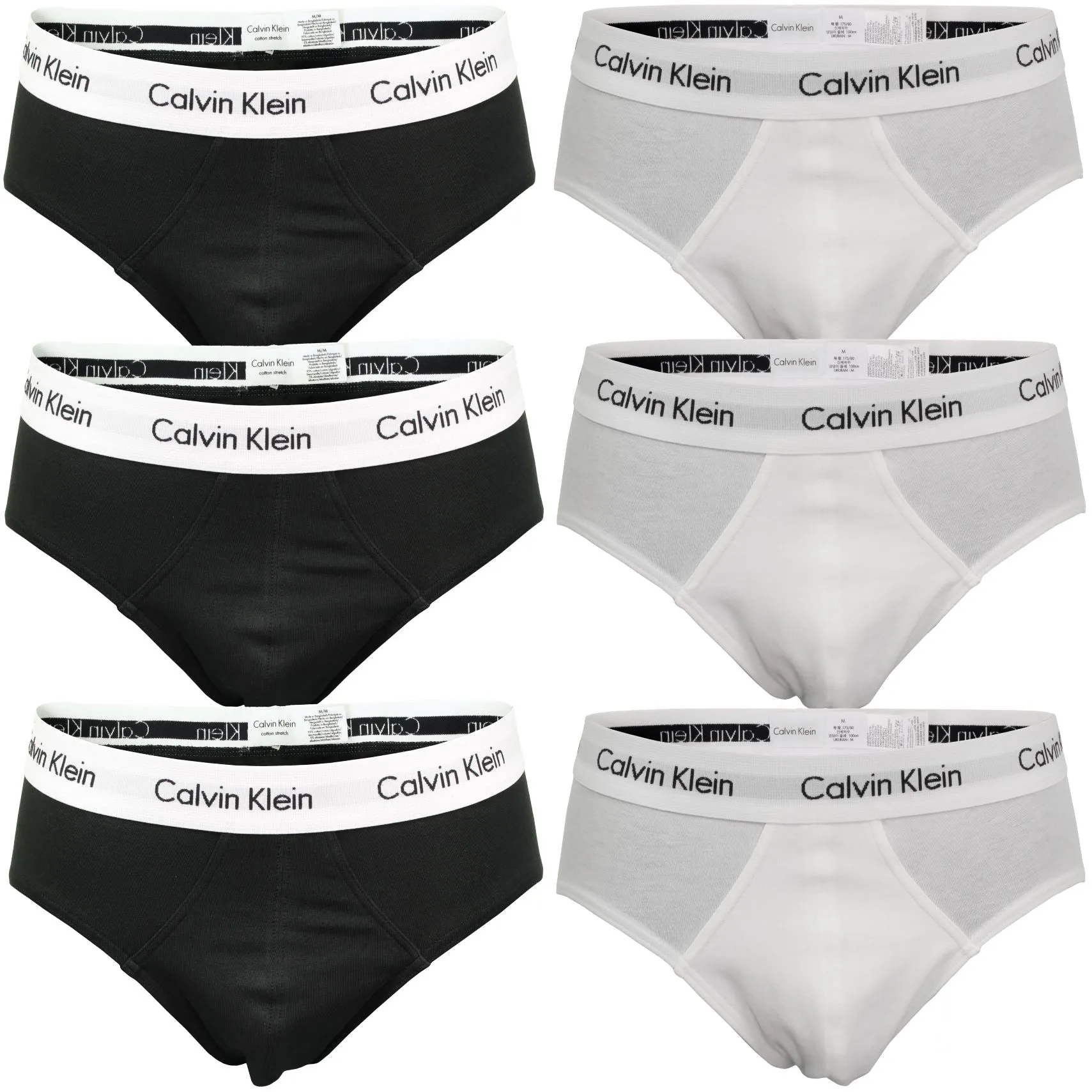 Mens Hip Brief Pants by Calvin Klein (3-Pack)