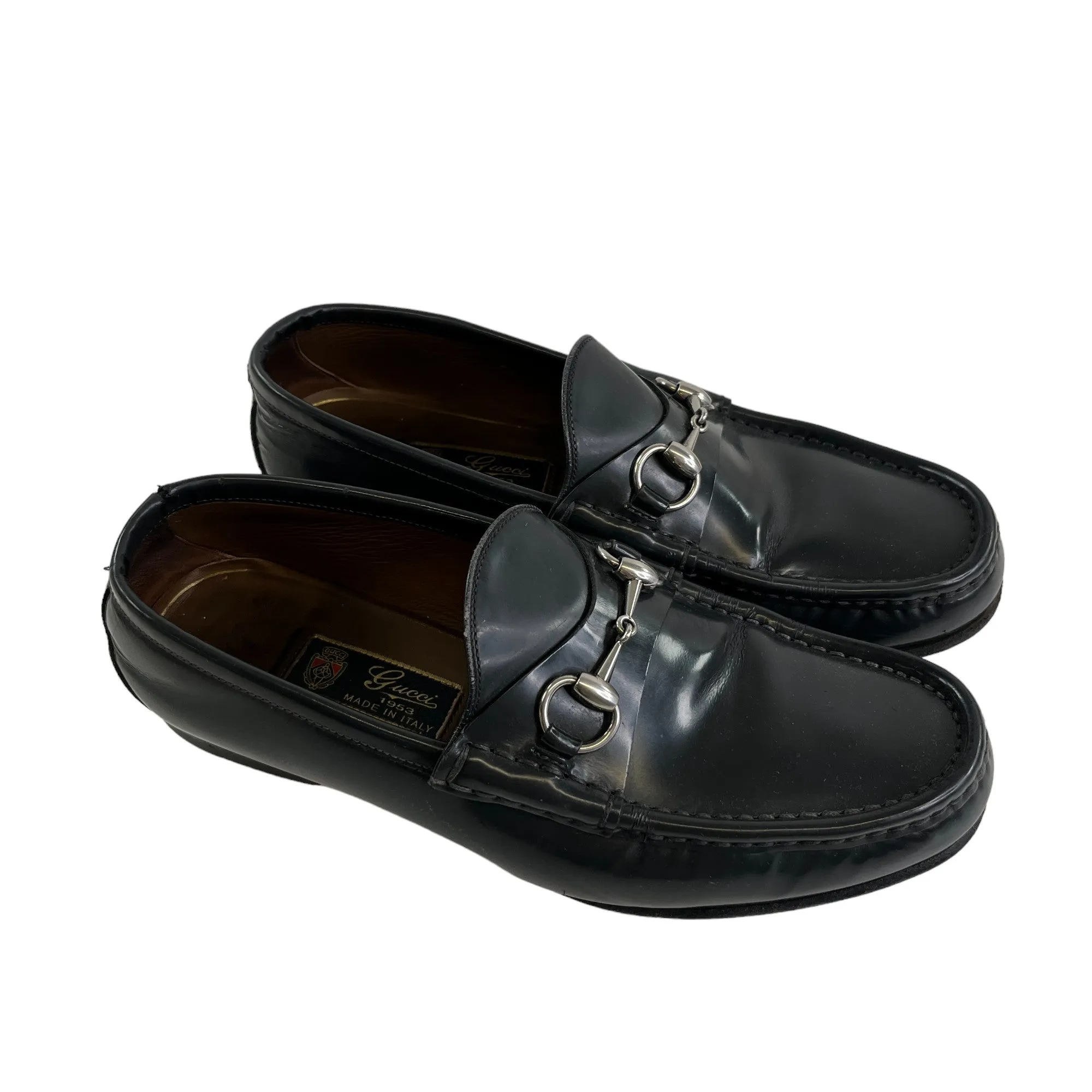 Men's Horsebit Loafers Black Size EU 41 / UK 7