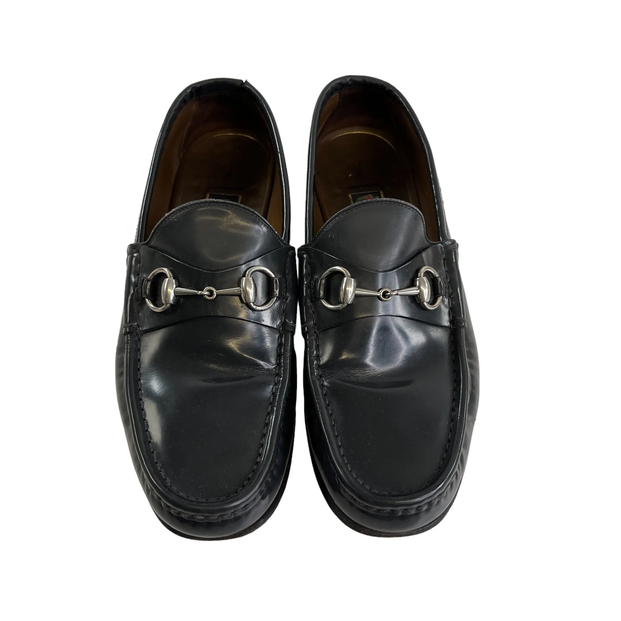 Men's Horsebit Loafers Black Size EU 41 / UK 7