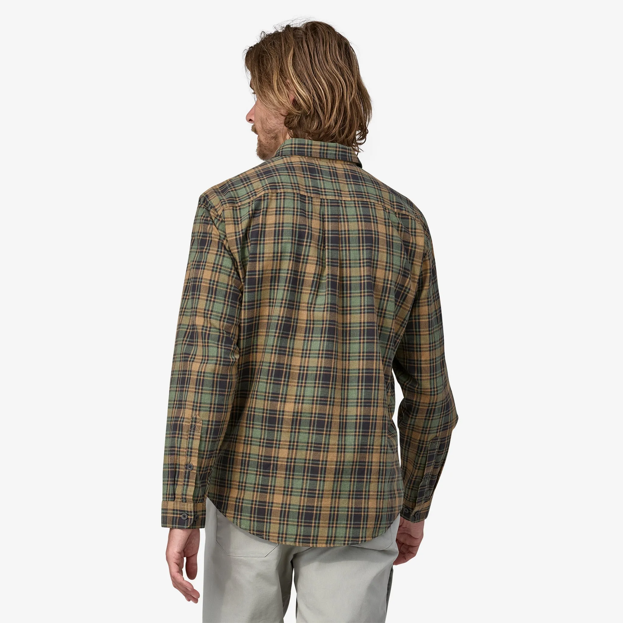 Men's Long-Sleeved Pima Cotton Shirt