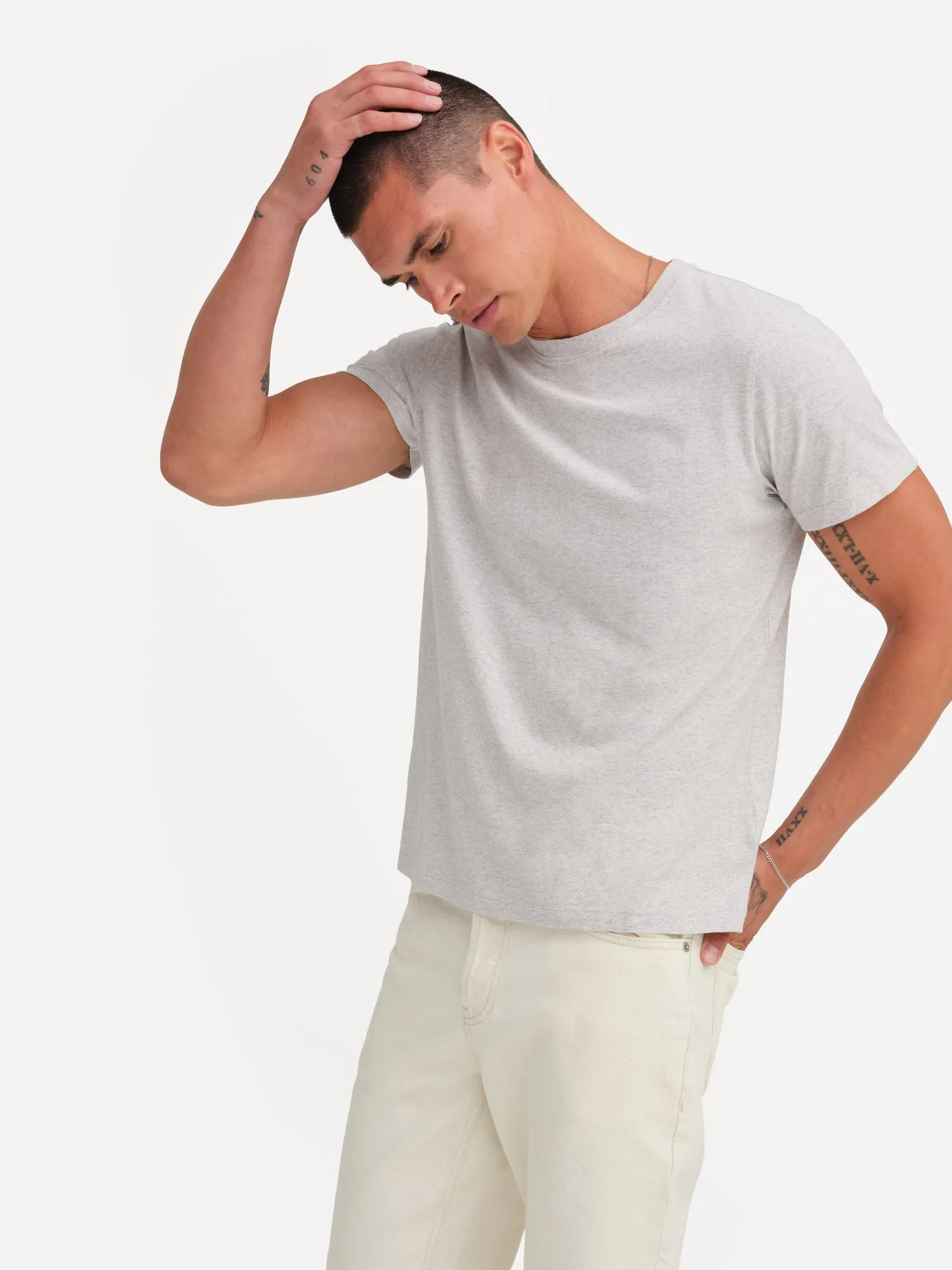 Men's Organic Cotton Crew Neck Tee