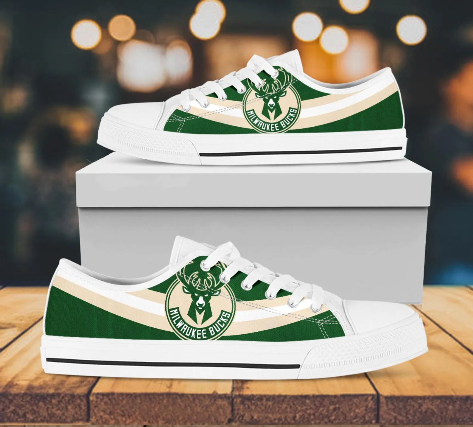 Milwaukee Bucks Custom Lowtop, Basketball Custom Shoes, Sport Lowtop, Canvas Shoes, Canvas Lowtop, Unisex Shoes, Gift Birthday