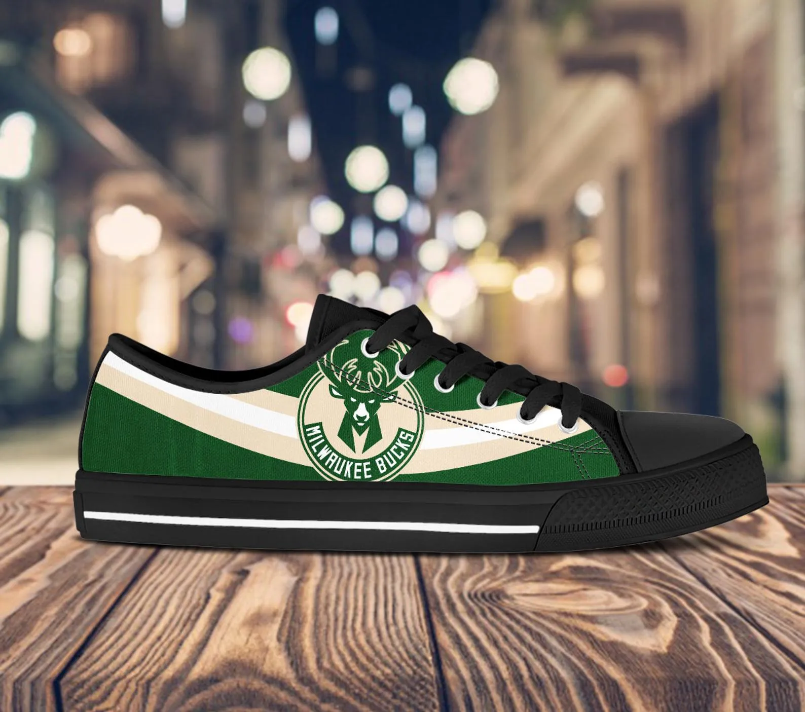 Milwaukee Bucks Custom Lowtop, Basketball Custom Shoes, Sport Lowtop, Canvas Shoes, Canvas Lowtop, Unisex Shoes, Gift Birthday