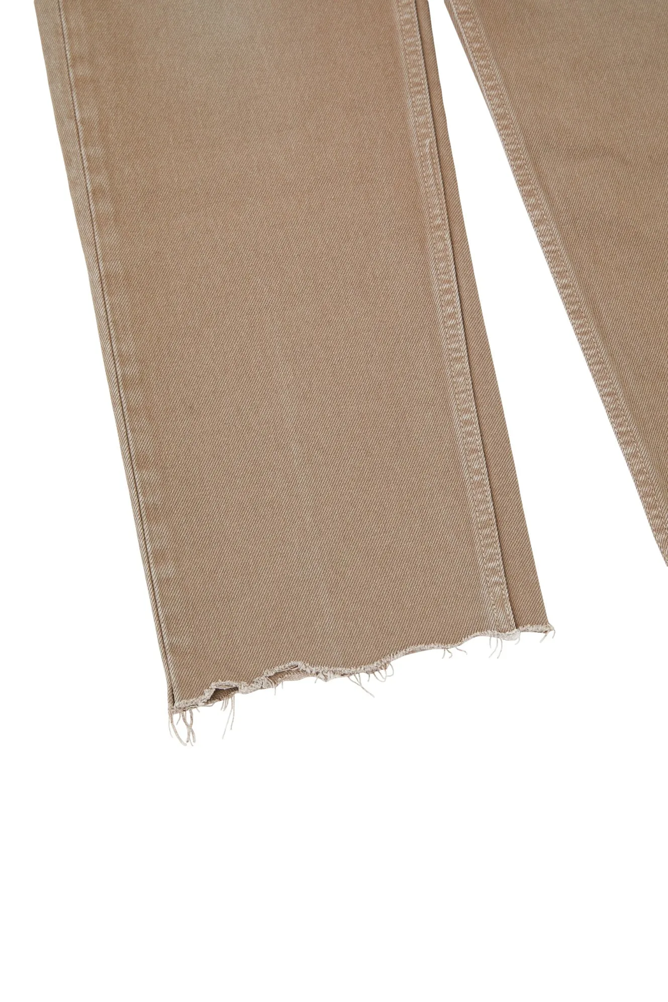 Moussy Denim Herminie Wide Straight Leg in Light Brown