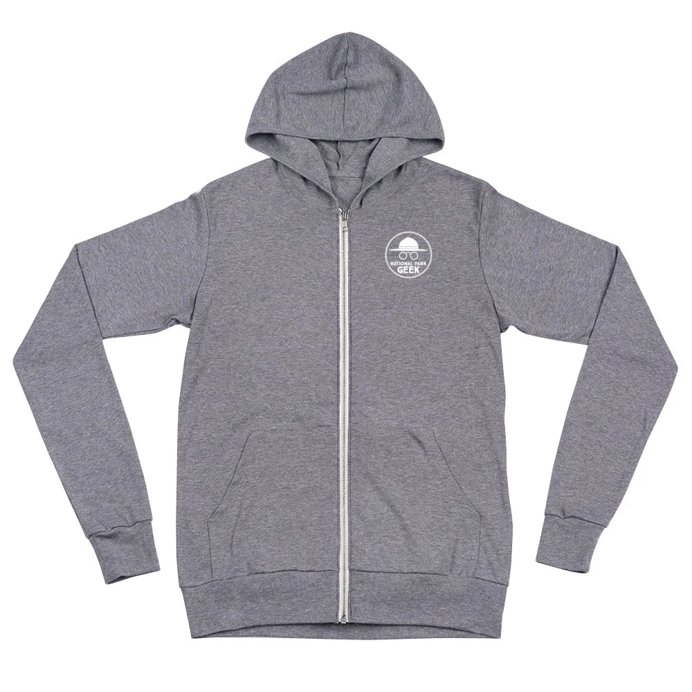 National Park Geek Unisex Zip Hoodie