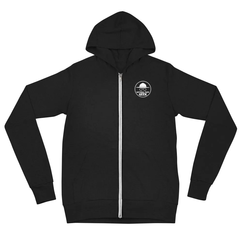 National Park Geek Unisex Zip Hoodie