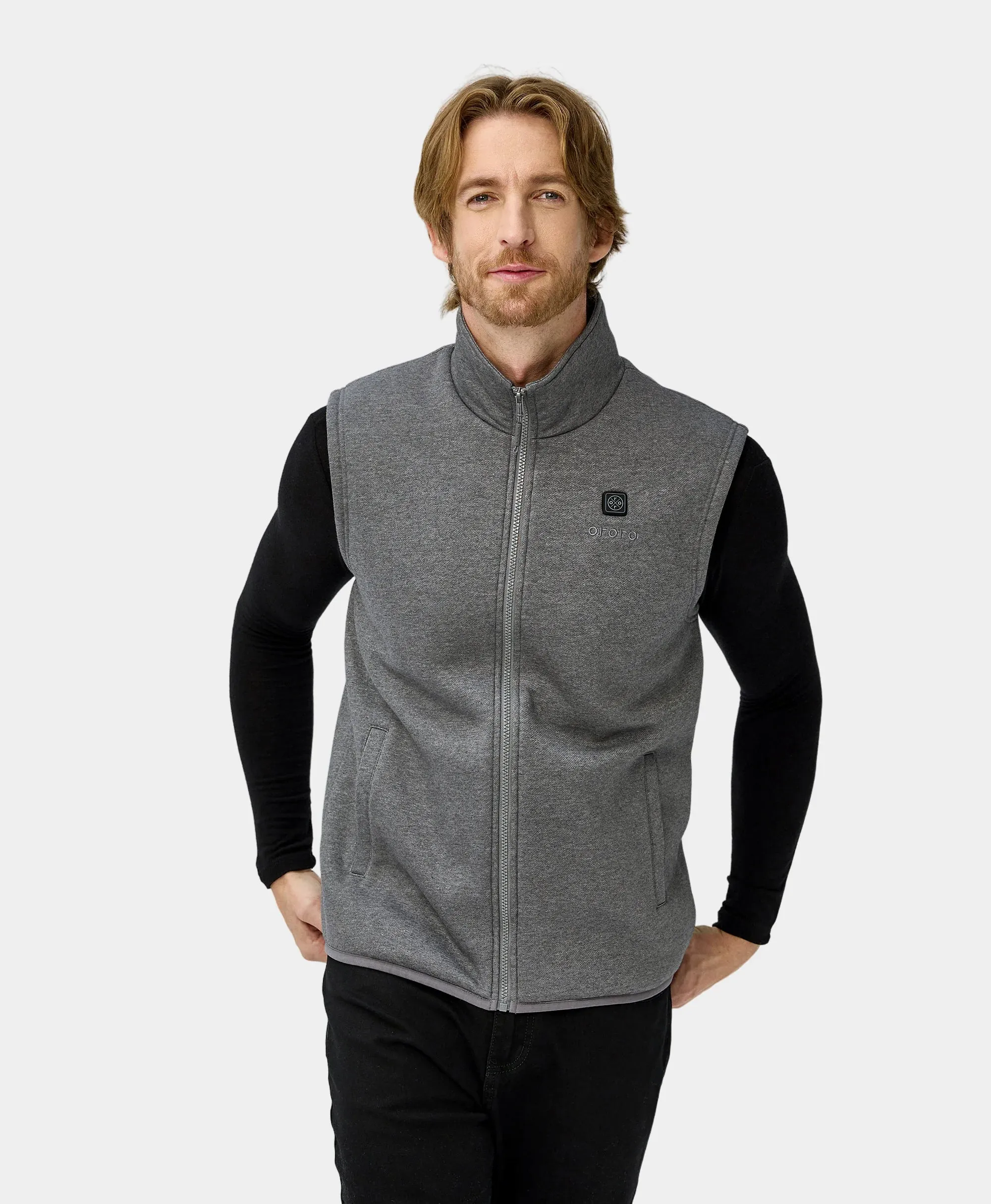 (Open-Box) Men's Heated Fleece Vest - New Colors (Battery Set Not Included)