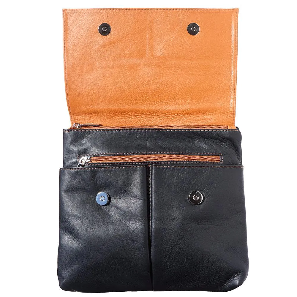 Oriana leather shoulder bag