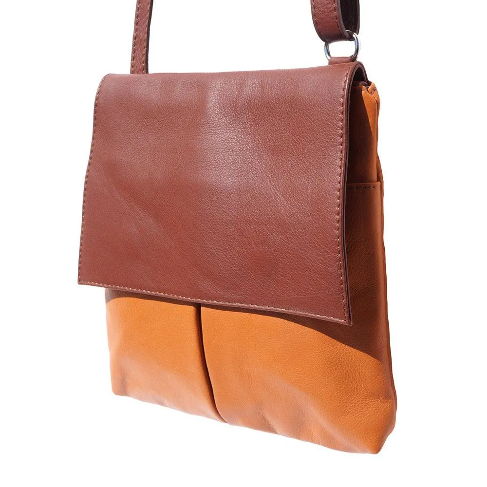 Oriana leather shoulder bag