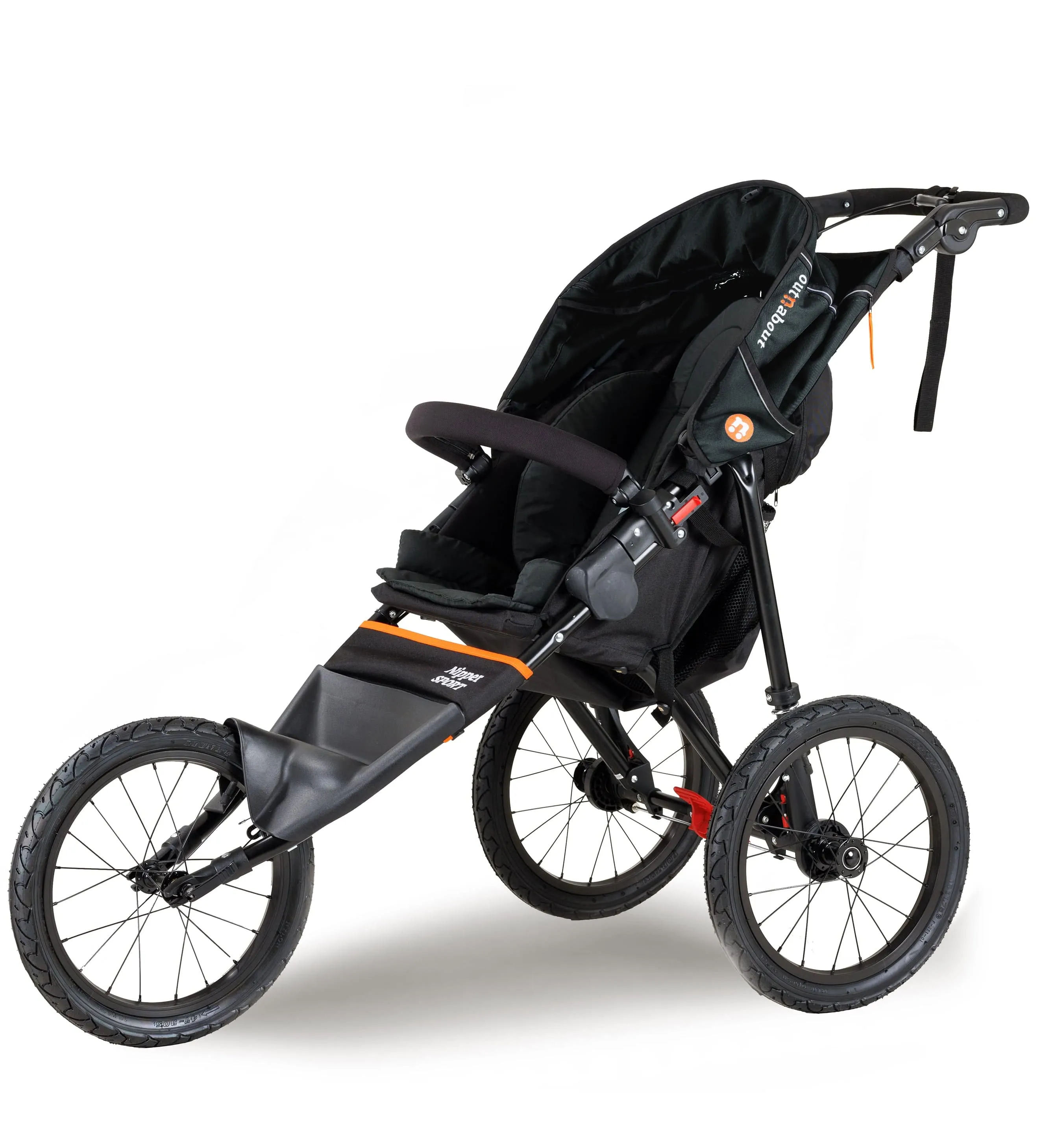 Out n About Nipper Sport V5 Single Pushchair - Forest Black