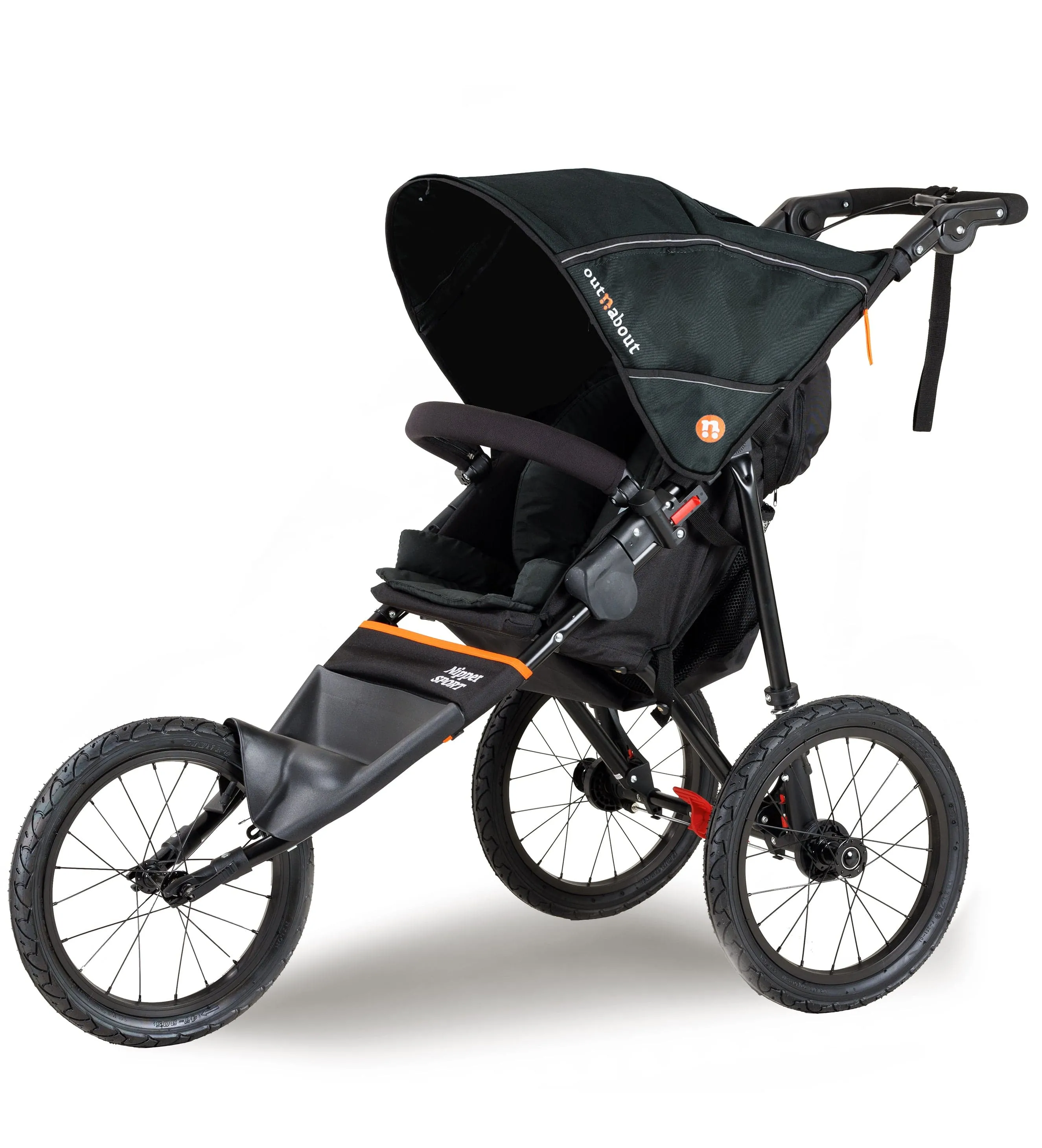 Out n About Nipper Sport V5 Single Pushchair - Forest Black