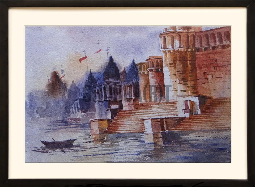 Painting of a Benares Ghat