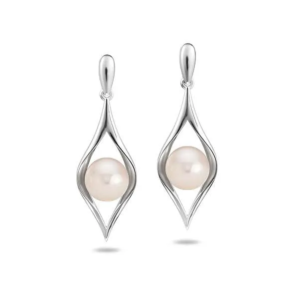 Pearl All Seeing Eye Earrings