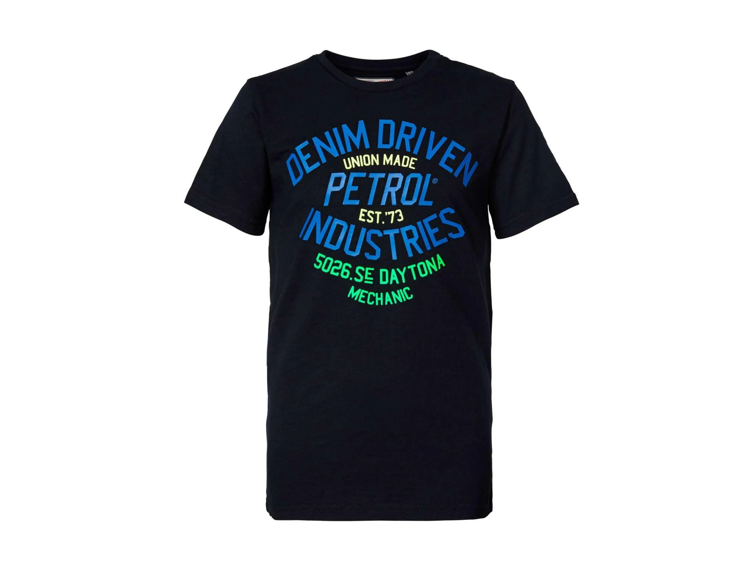 PETROL T-Shirt Logo Black Multi M-1000-TSR603