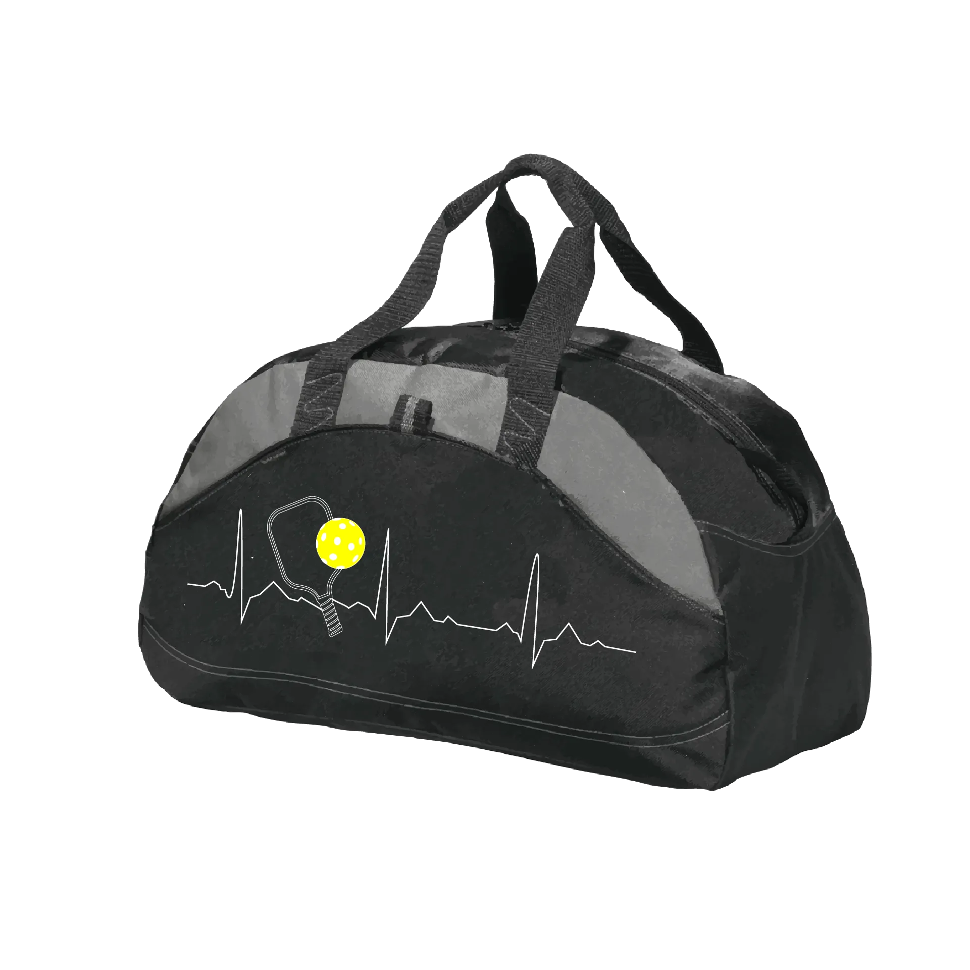 Pickleball Heartbeat EKG | Pickleball Sports Duffel | Medium Size Court Bag