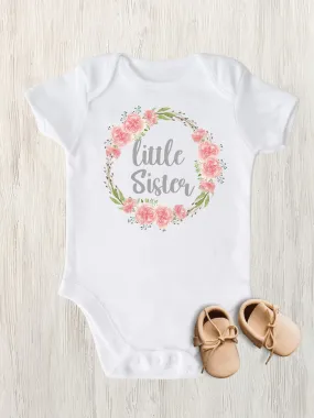 Pink Little Sister Baby ONESIES®