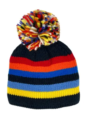 Pom Pom Hat - Rainbow