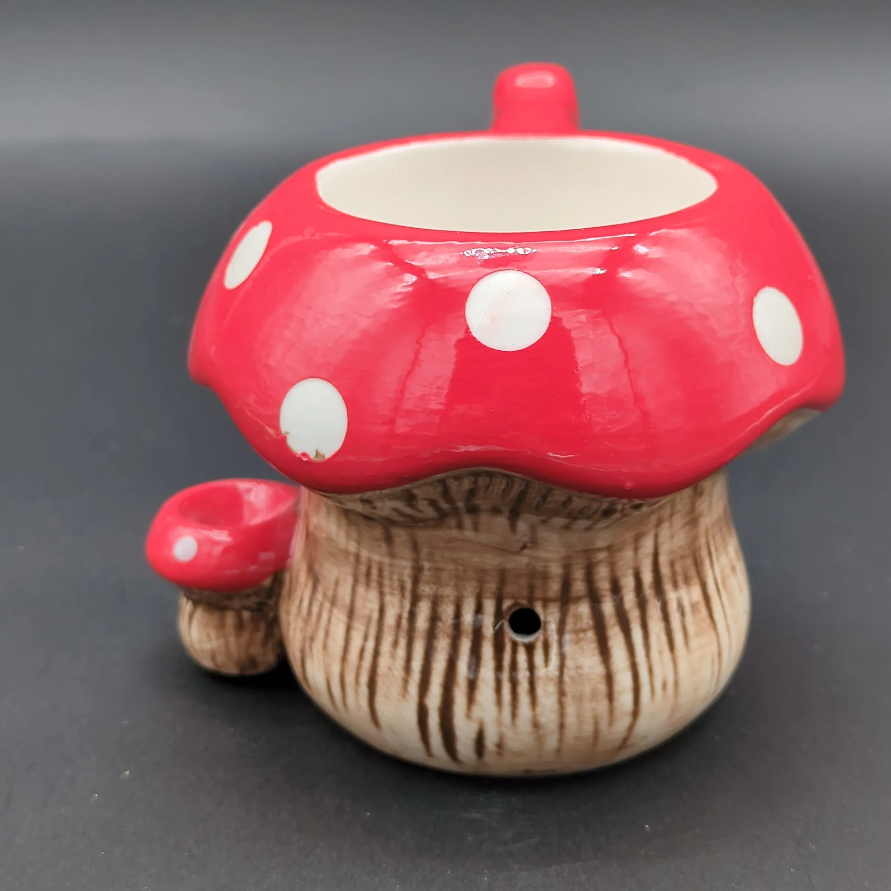 Red Mushroom Ceramic Mug