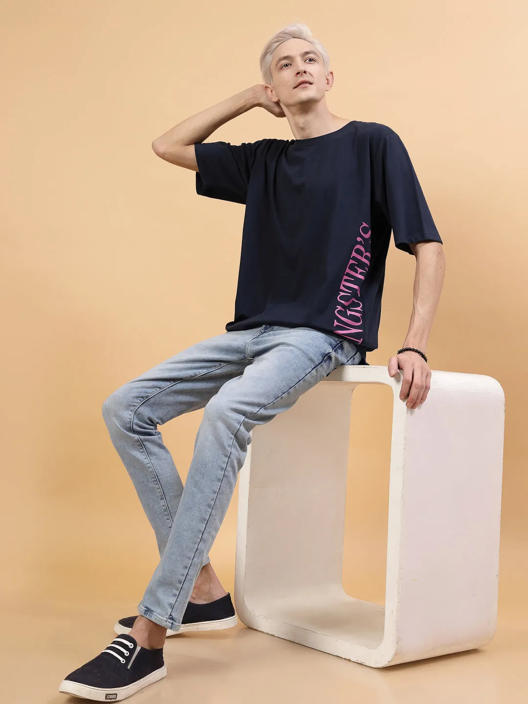 Relaxed Fit Men's Oversized Cotton Tee