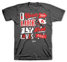 Retro 13 Red Flint Love Kicks Shirt