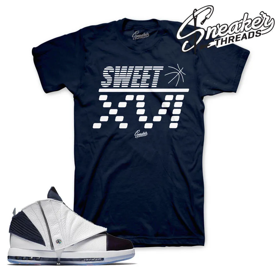 Retro 16 Navy Sweet XVI Shirt