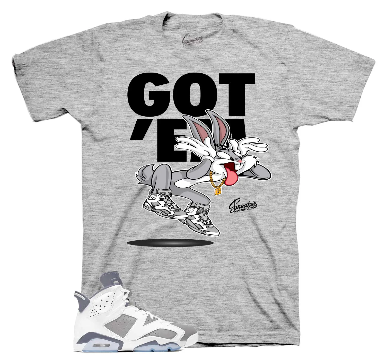 Retro 6 Cool Grey Copped Em Shirt