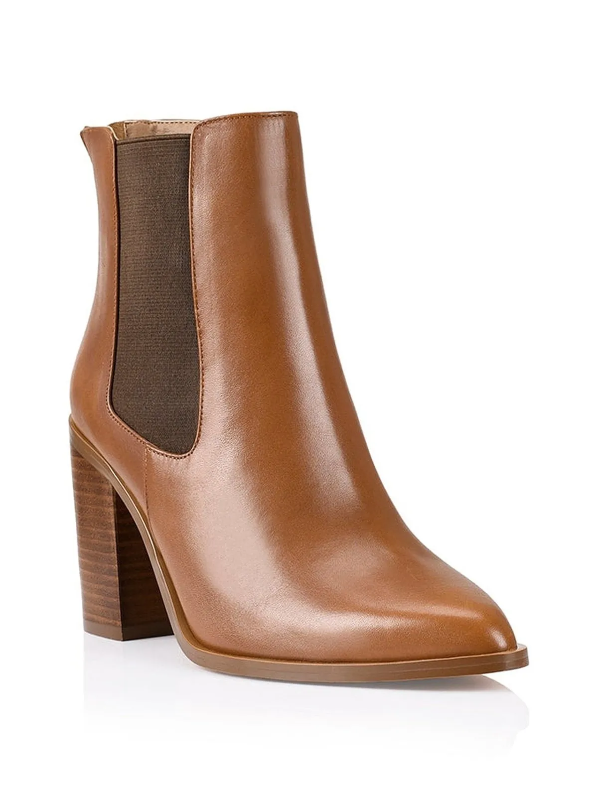 Riri Chelsea Ankle Boots - Tan Leather