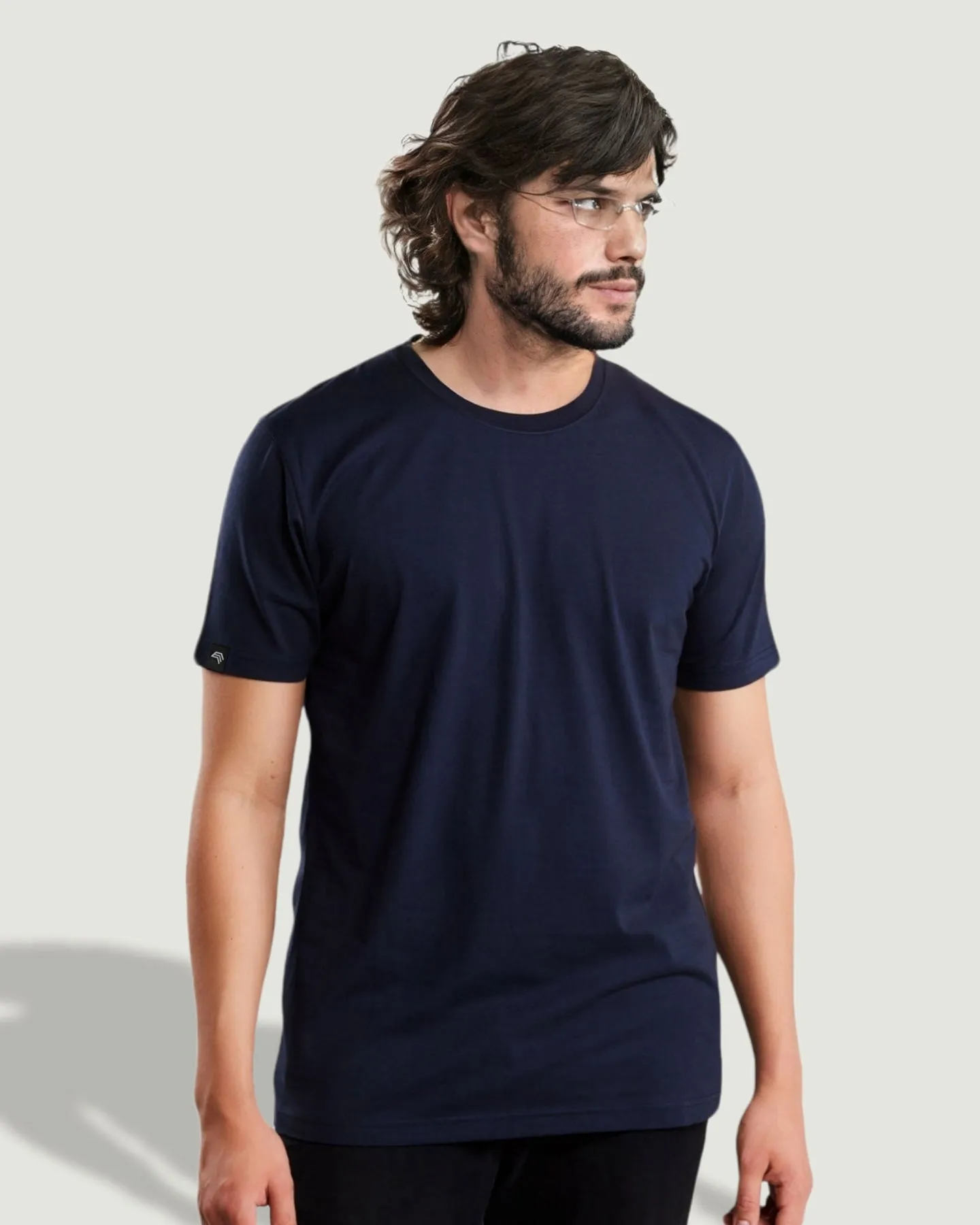 RMH 0101 ― Herren Luxury Bio-Baumwolle T-Shirt - Heather Grau Melange