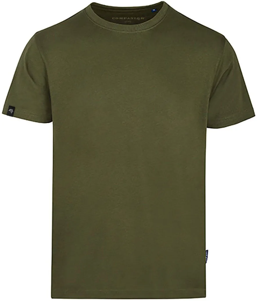 RMH 0101 ― Herren Luxury Bio-Baumwolle T-Shirt - Olive Grün