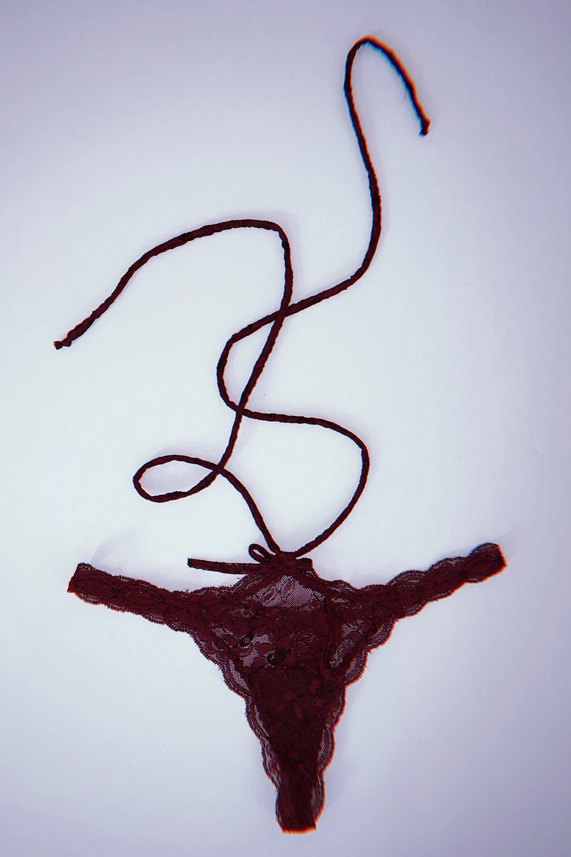 Rosehip Multi-Way Lace Tie Thong