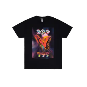 SEVENTH HEAVEN BUTTERFLY TEE BLACK