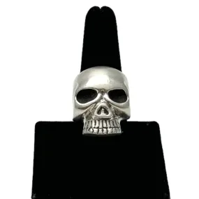 SILVERLUST Unisex Sterling Silver Brotherhood of the Skull Ring