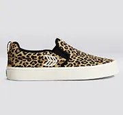 SLIP ON Leopard Print Canvas Sneaker Men