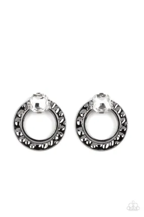 Smoldering Scintillation Black-Earring