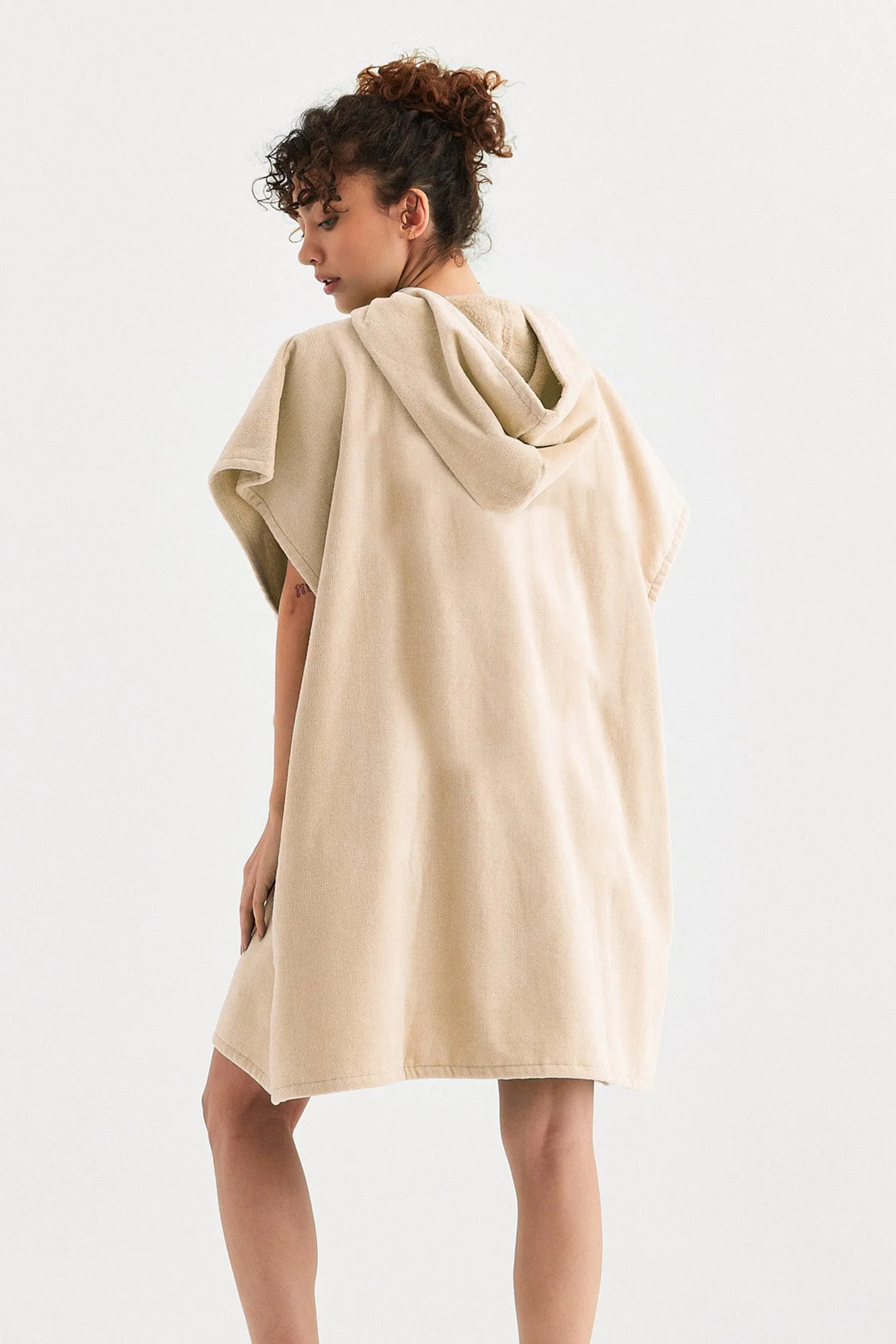 Strandponcho Unisex aus Frottee Solo