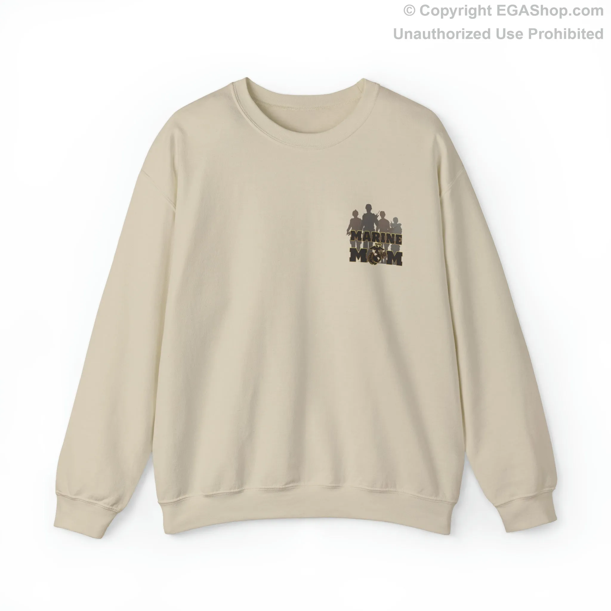 Sweatshirt: Nobody Tougher than a Marine Except a Marine Momma