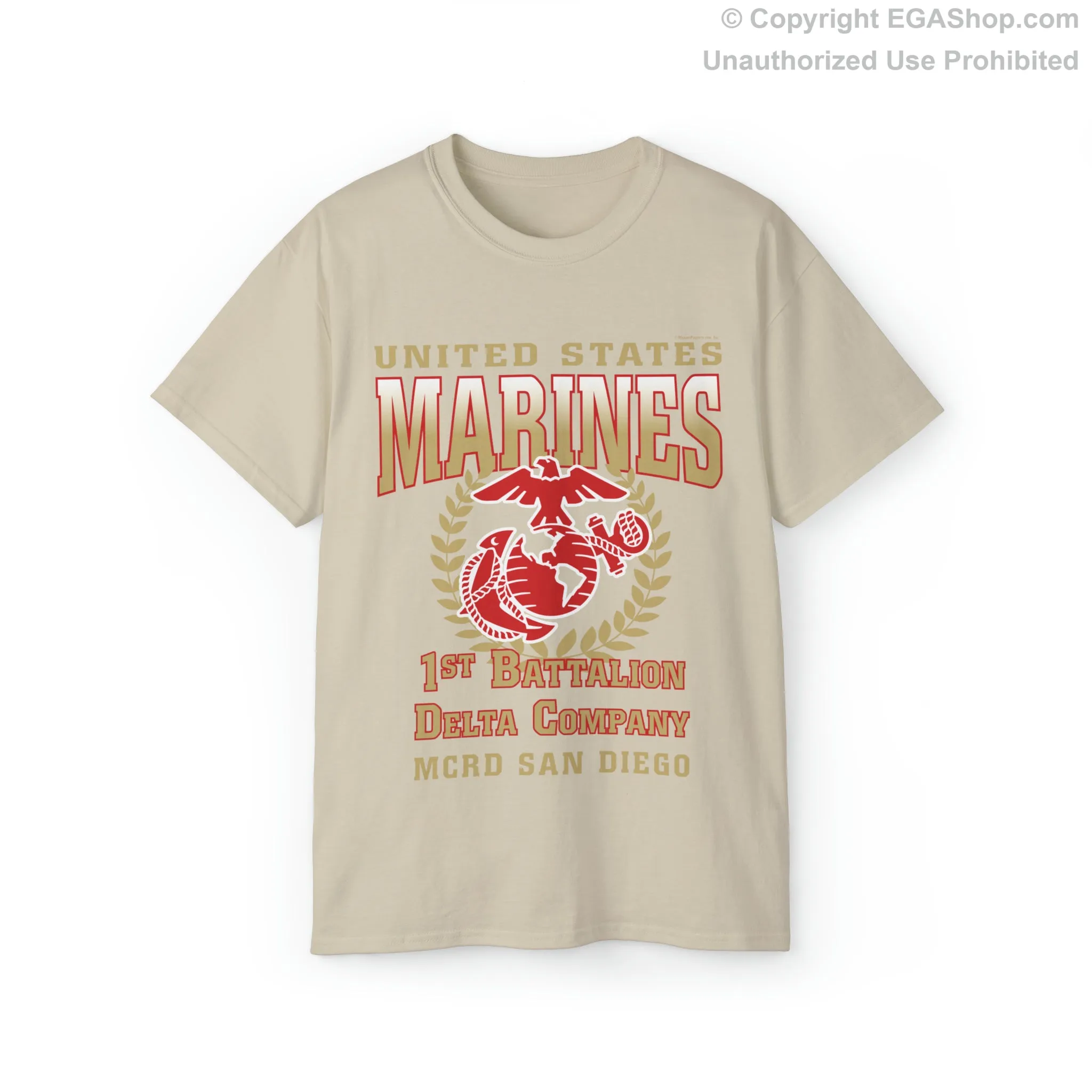 T-Shirt: Delta Co. MCRD San Diego (EGA   Back Proud Family)