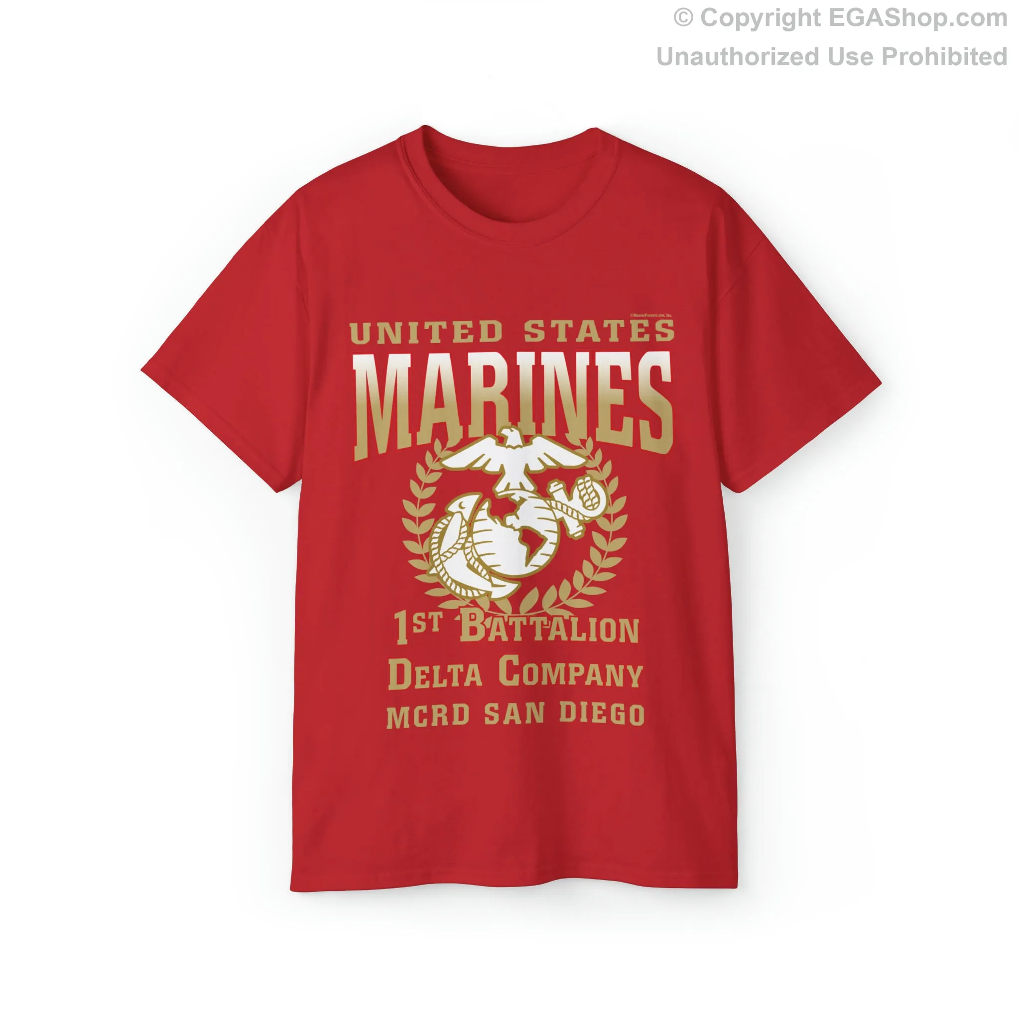 T-Shirt: Delta Co. MCRD San Diego (EGA   Back Proud Family)