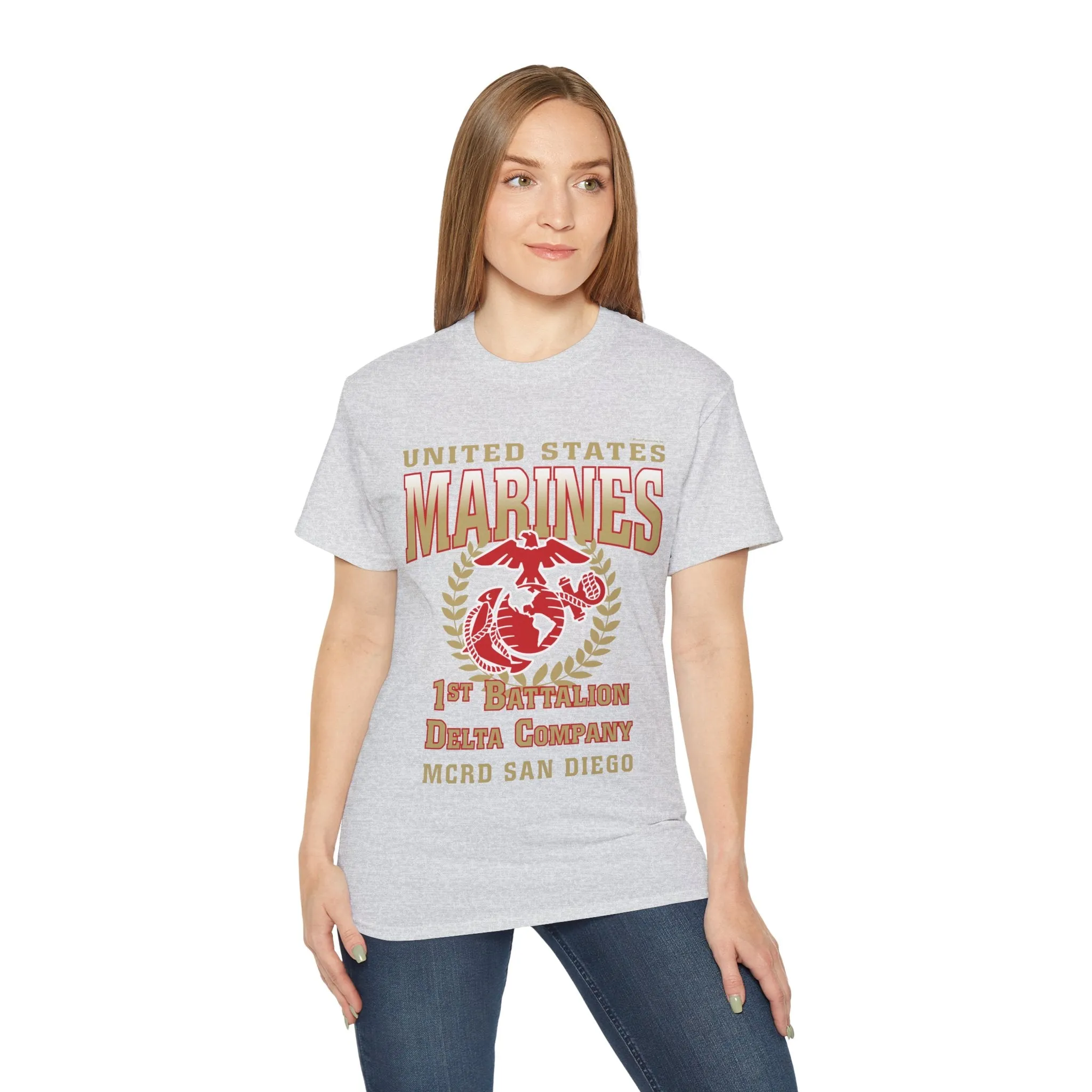 T-Shirt: Delta Co. MCRD San Diego (EGA   Back Proud Family)