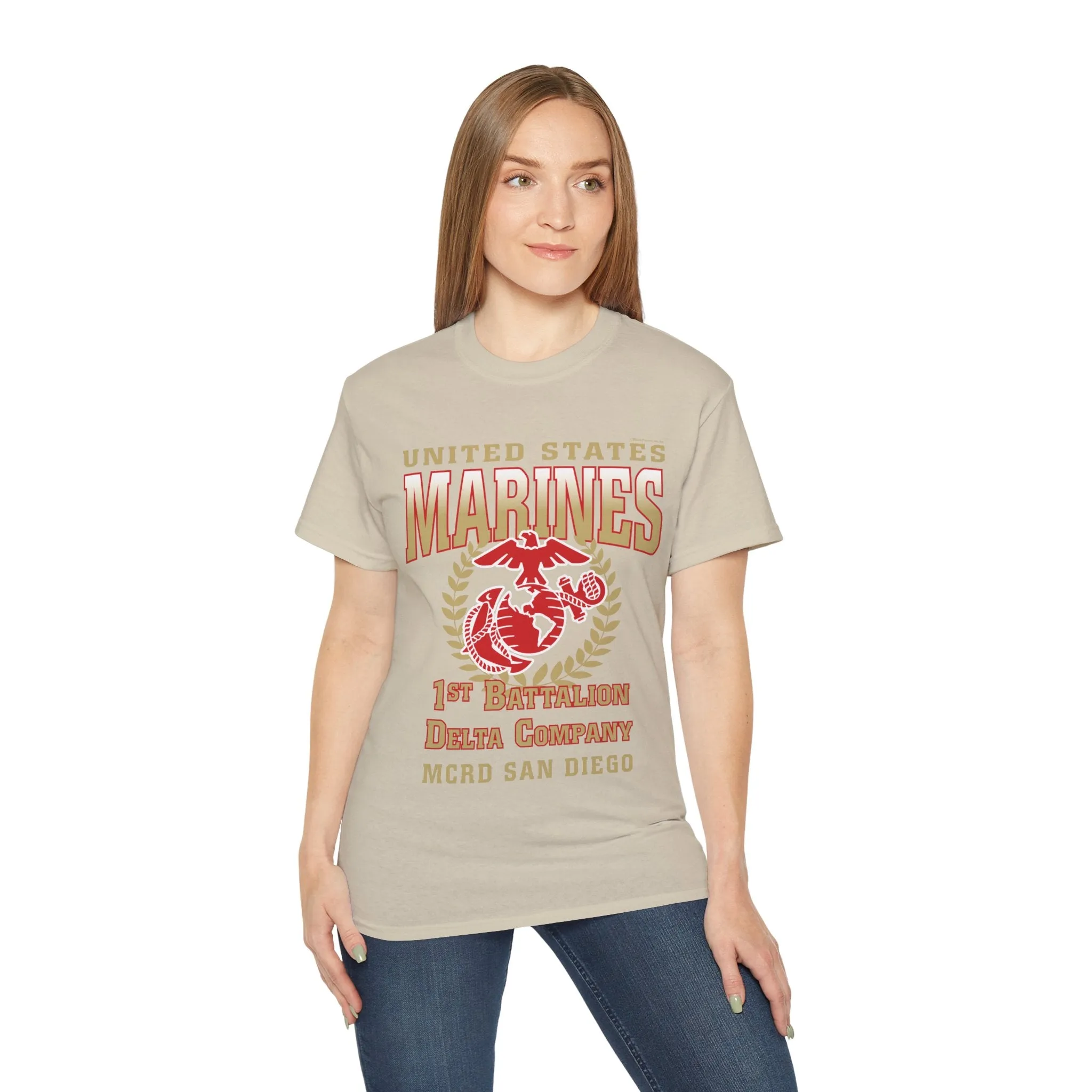 T-Shirt: Delta Co. MCRD San Diego (EGA   Back Proud Family)