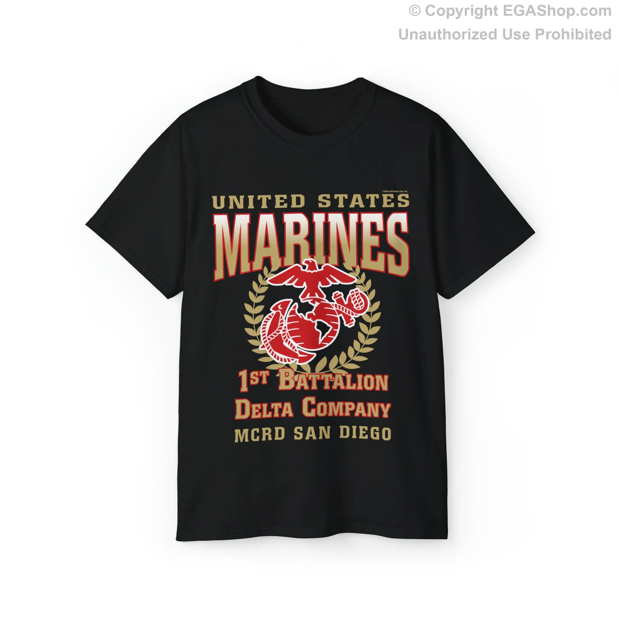 T-Shirt: Delta Co. MCRD San Diego (EGA   Back Proud Family)